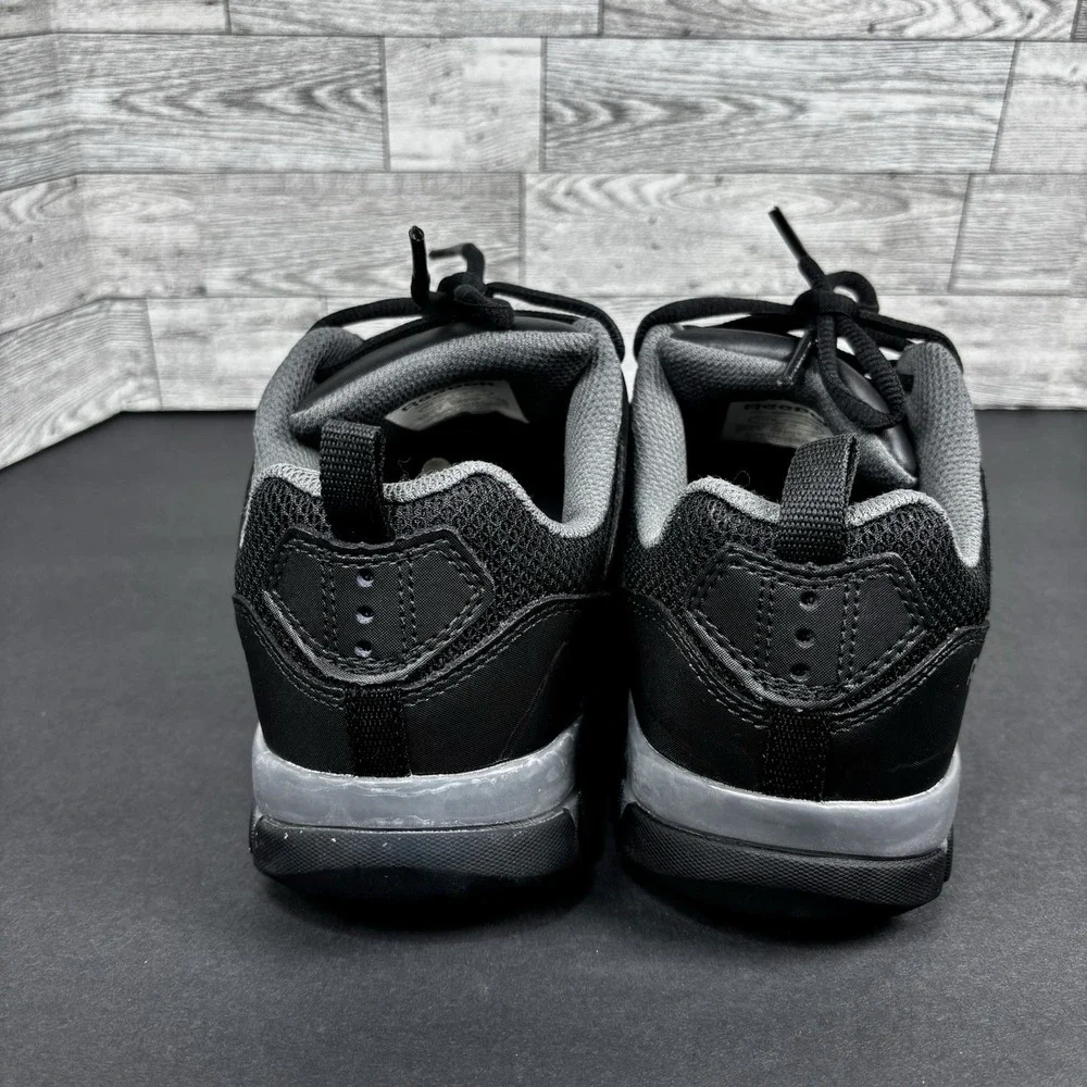 REEBOK SUBLITE WORK‎ MEN'S ATHLETIC WORK SHOE BLACK WITH GREY TRIM BOOTS RB4015